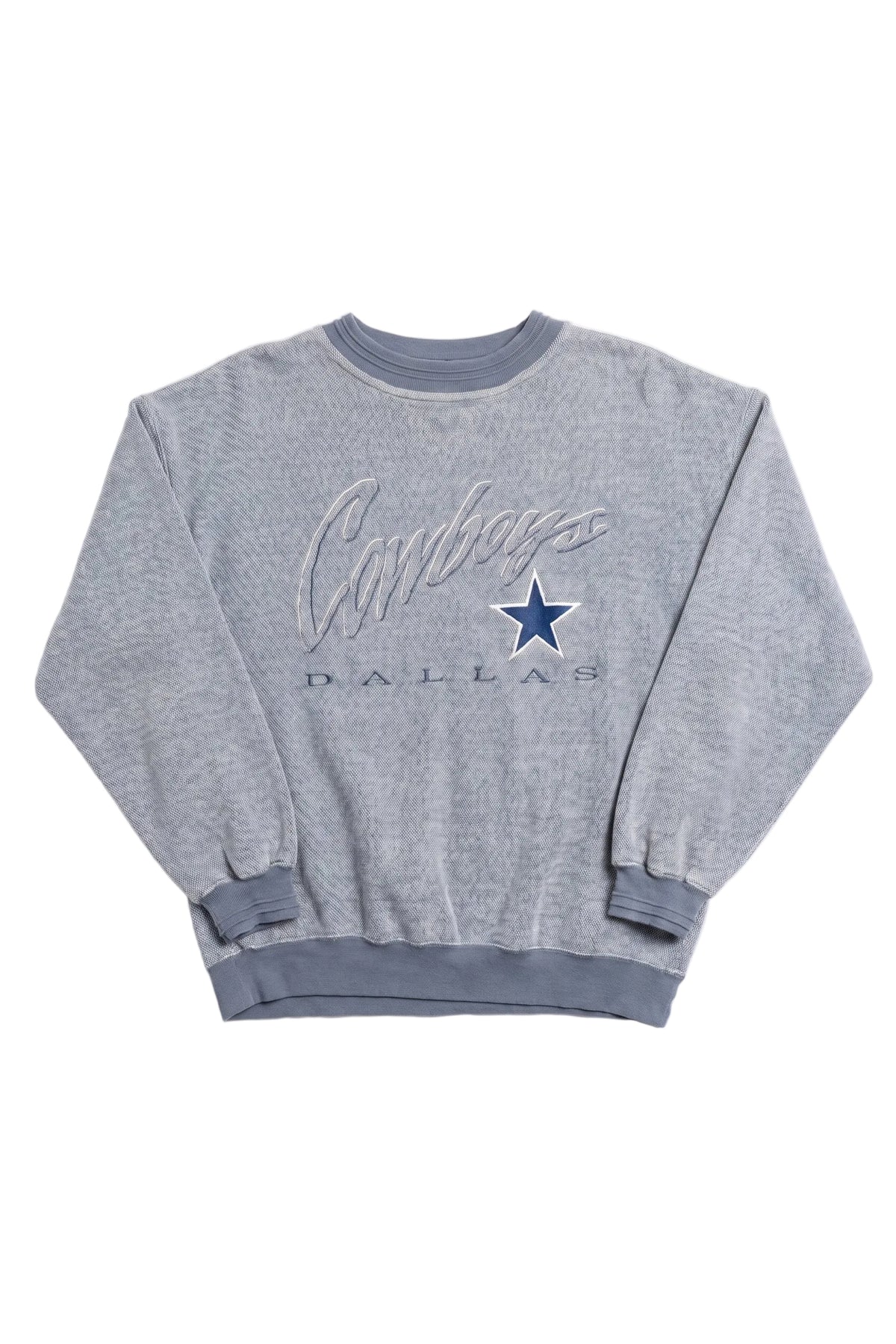 Vintage Lee Dallas Cowboys Textured Crewneck Sweatshirt