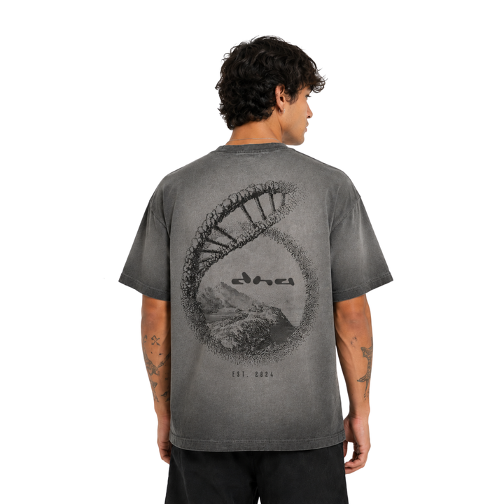 The Source Tee - CHARCOAL SMOKE