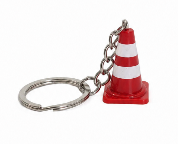 Traffic Cone Keychain
