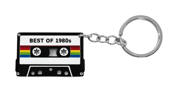 Best of 1980's Mixtape Keychain