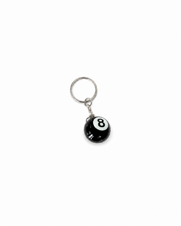 Black 8 Ball Keychain