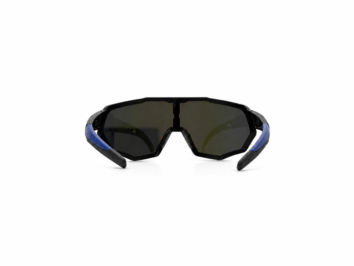 Blue Velocity Shield Sunglasses