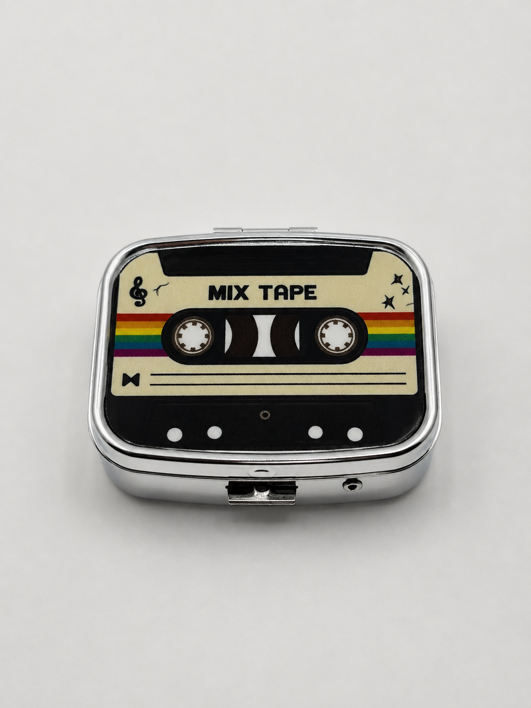 Mix Tape Mirrored Pill Case