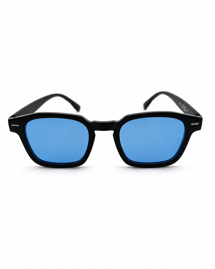 Electric Blue Square Sunglasses
