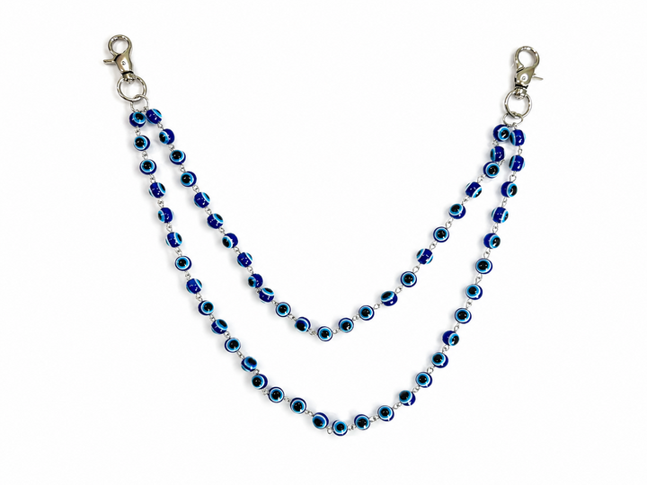 Double Chain Evil Eye Belt Chain