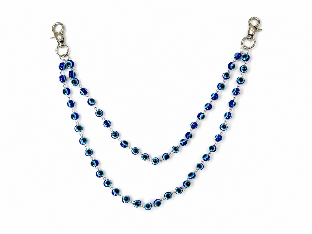 Double Chain Evil Eye Belt Chain