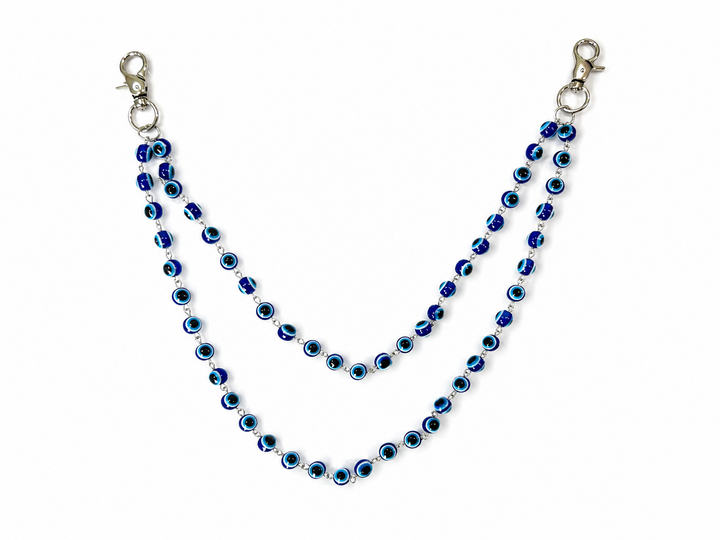 Double Chain Evil Eye Belt Chain