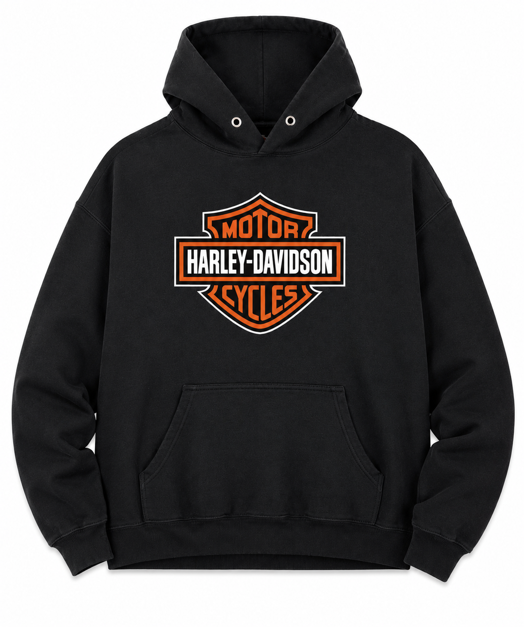 Vintage Harley-Davidson Motor Cycles Logo Pullover Hoodie