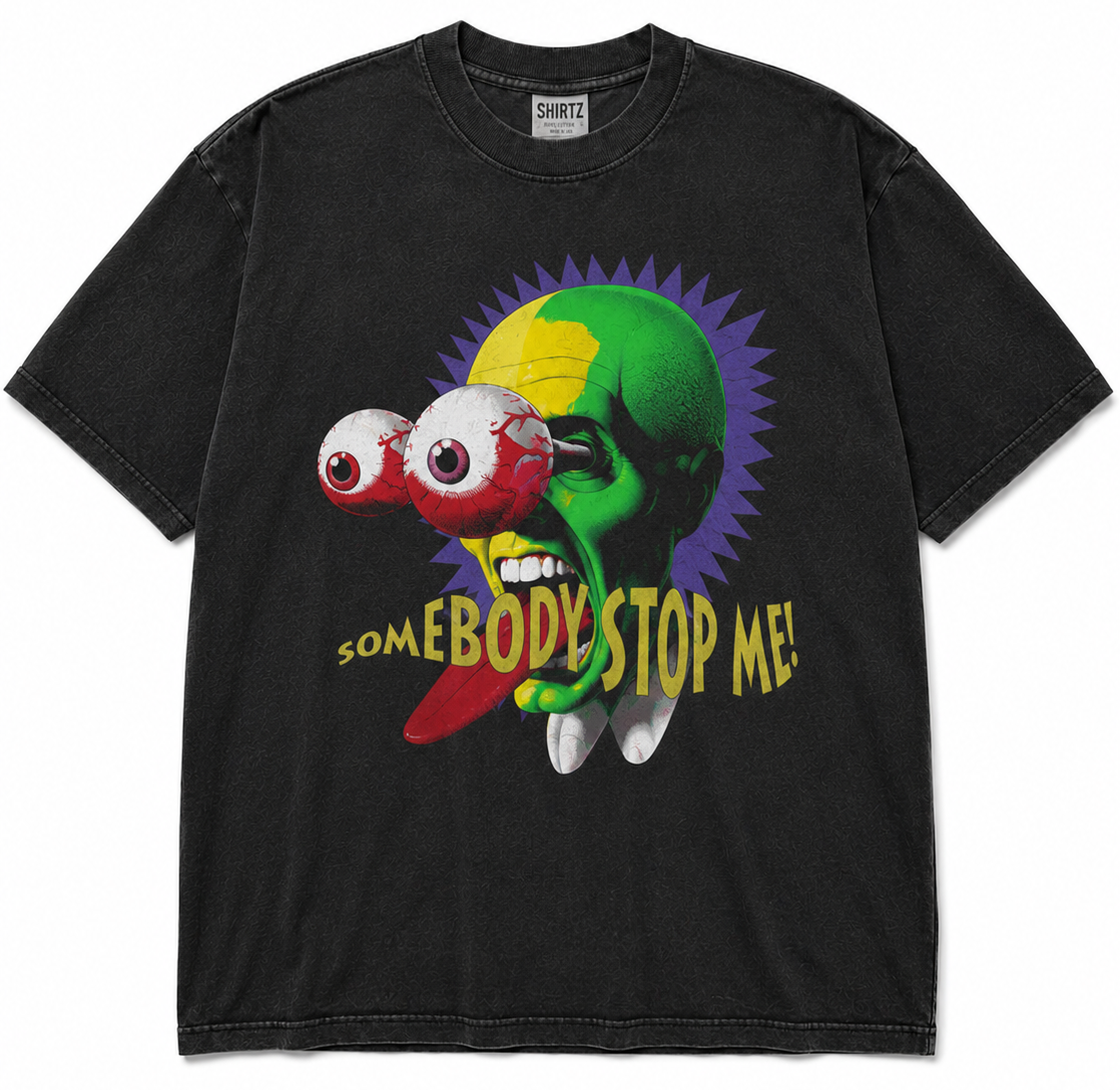 Vintage The Mask "Somebody Stop Me!" Graphic T-Shirt