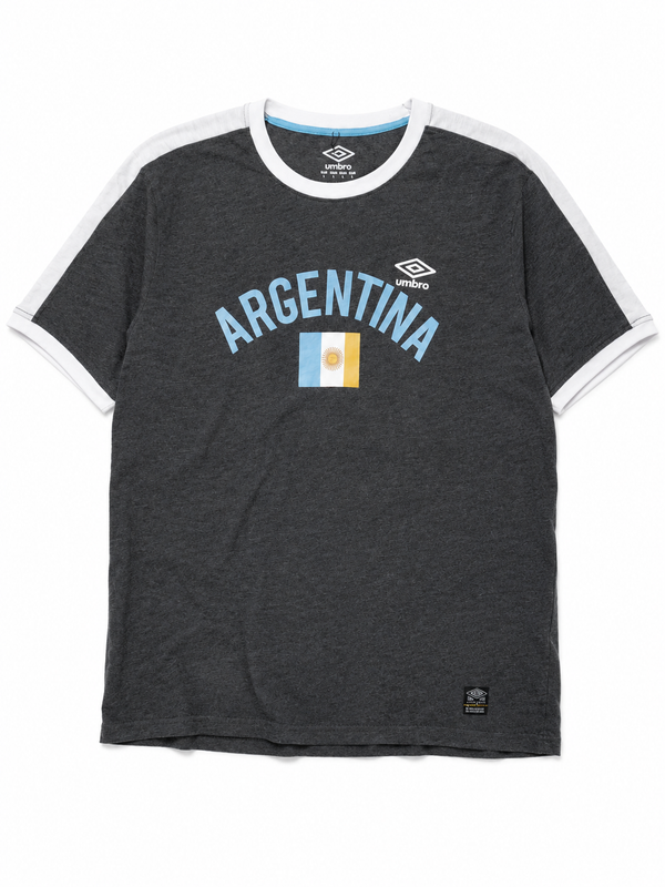 Vintage Umbro Argentina Ringer Soccer T-Shirt