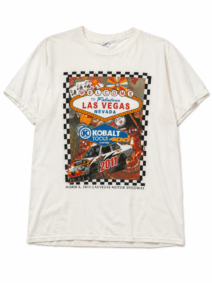 Vintage 2011 NASCAR Sprint Cup Series Kobalt Tools 400 Las Vegas T-Shirt