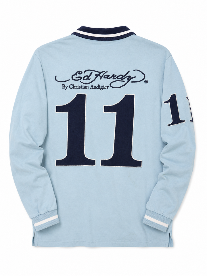 Vintage Ed Hardy Argentina Rugby Polo Shirt