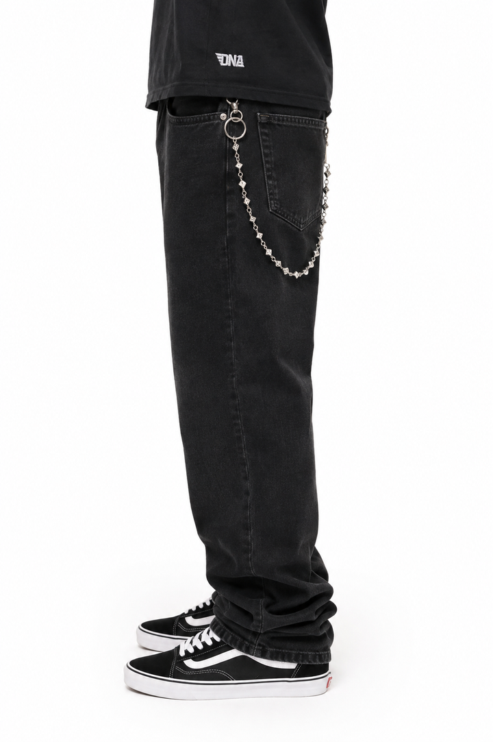 Silver Dice Belt Chain