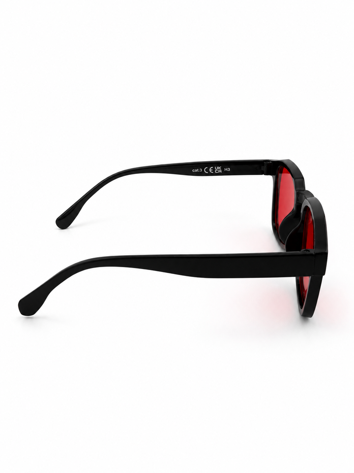 Crimson Vision Square Sunglasses