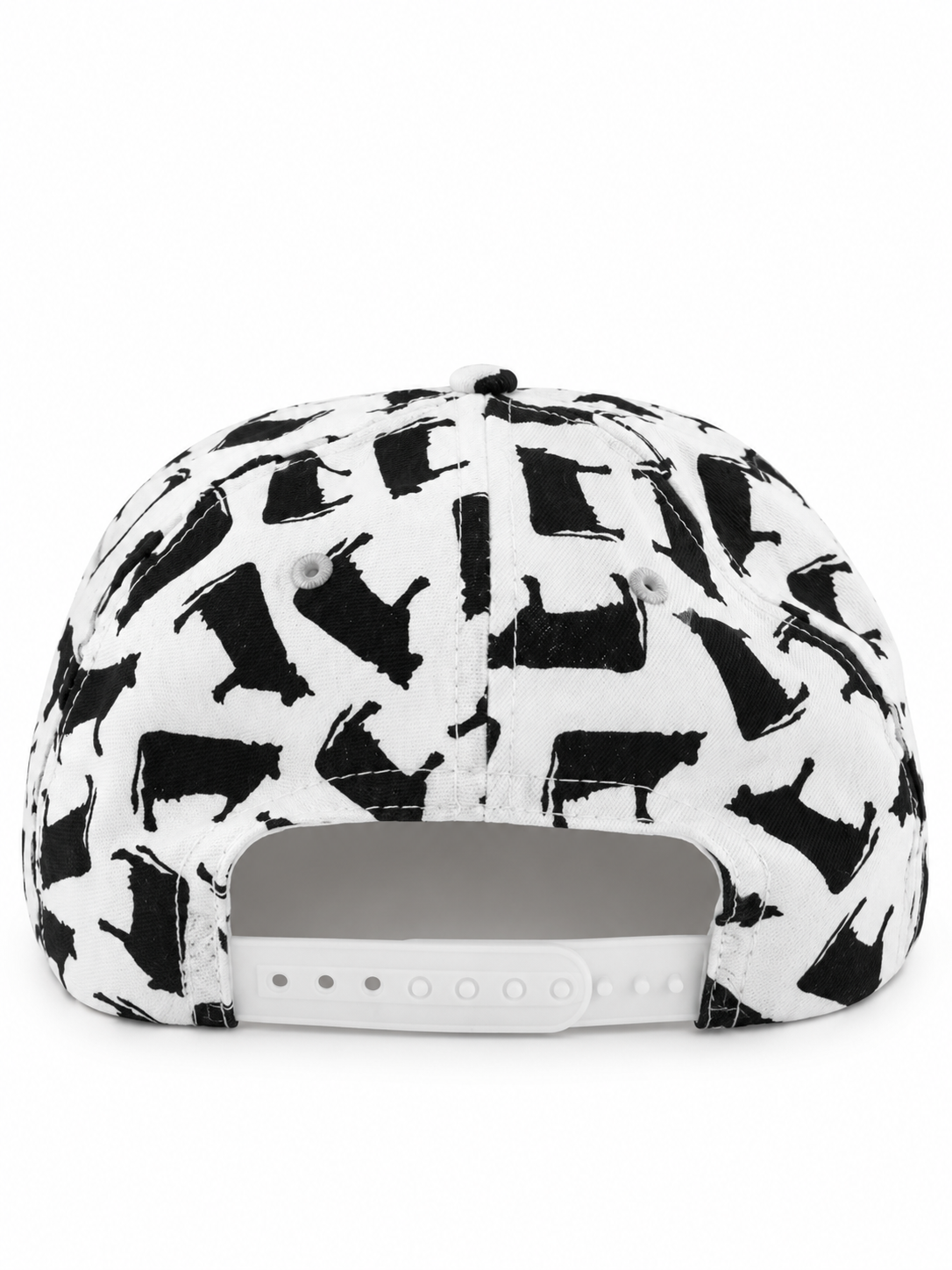 90s Alfa Laval Agri All Over Cow Print Snapback Hat