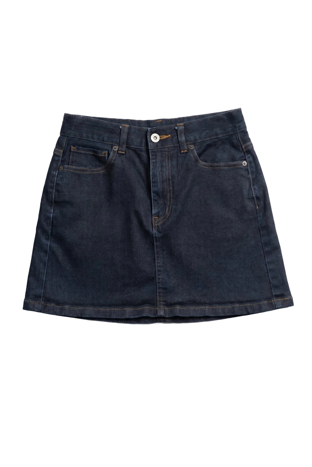 Dark Wash Denim Mini Skirt