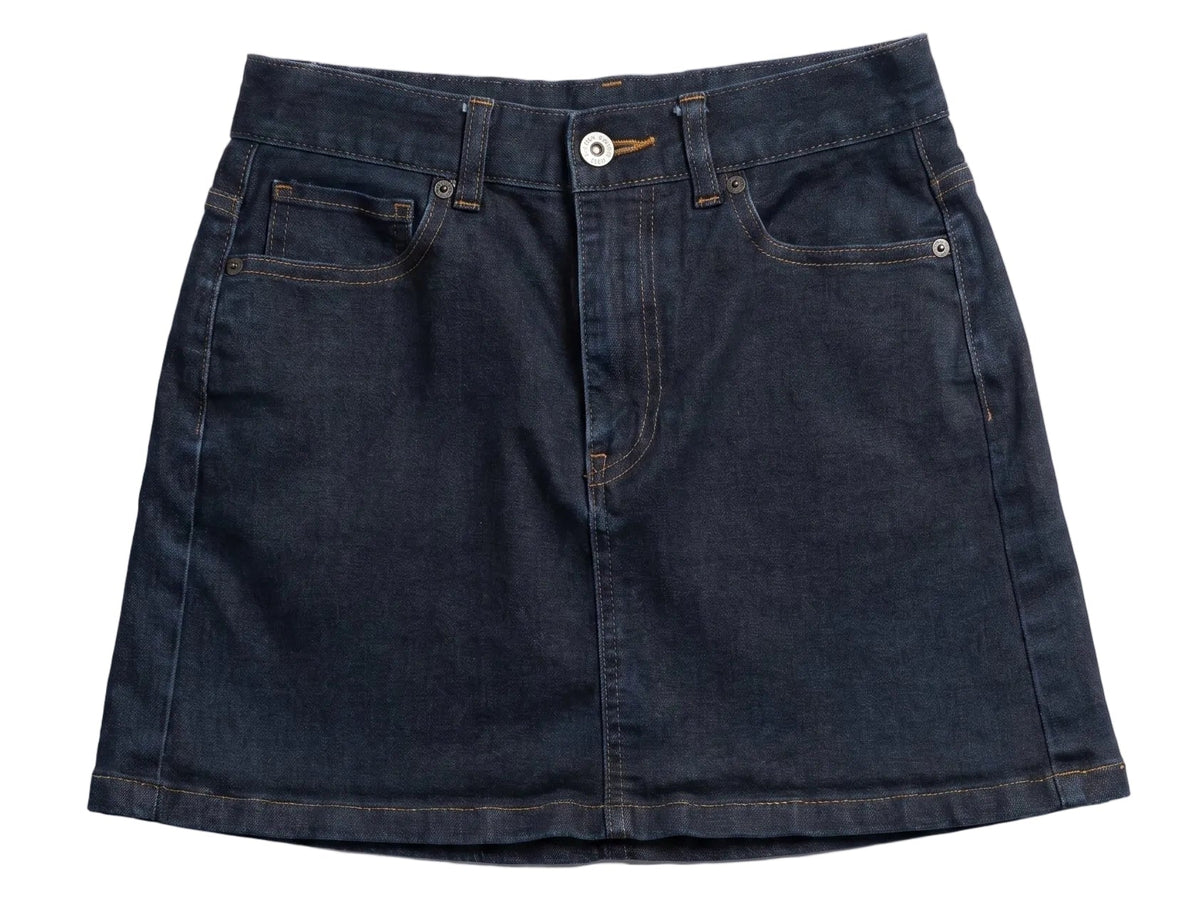 Dark Wash Denim Mini Skirt