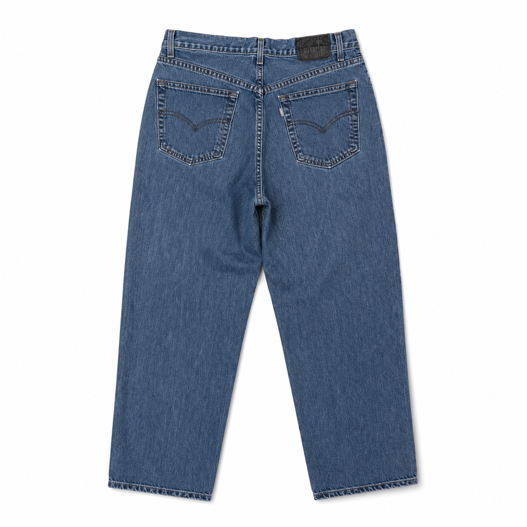 SilverTab Light Wash Straight Leg Denim Jeans