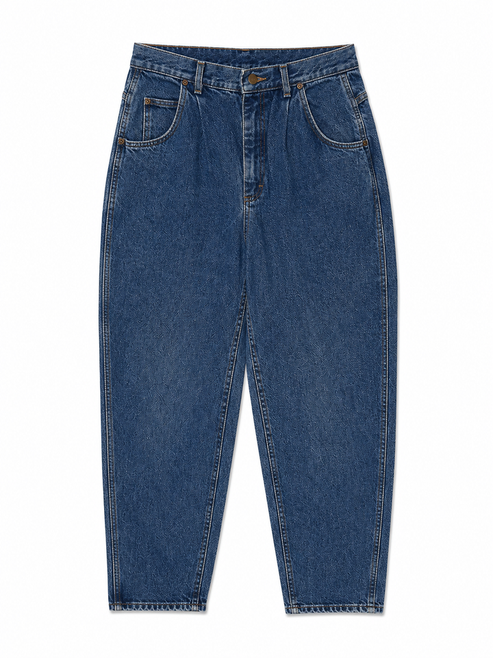 Vintage Skyriders Denim Jeans with Logo Patch Back Pocket