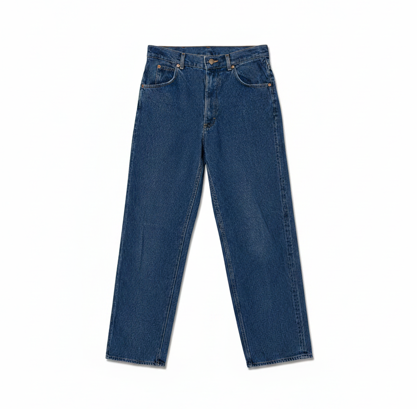 Vintage Lee High Rise Denim Jeans with Classic Back Pocket Stitching