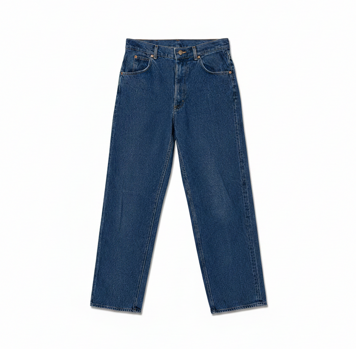 Vintage Lee High Rise Denim Jeans with Classic Back Pocket Stitching
