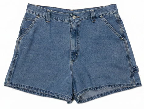 Riveted by Lee Light Wash Vintage Utility Denim Shorts
