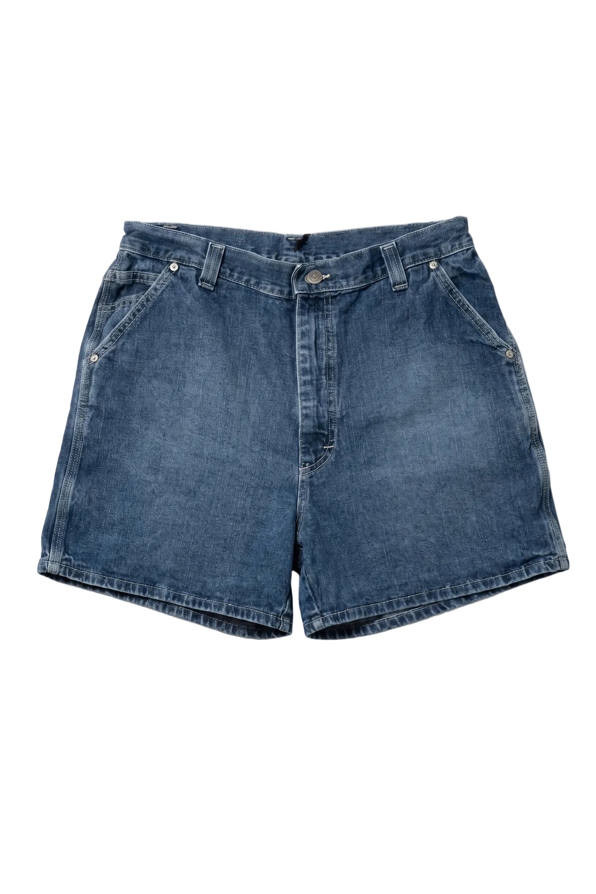 Lee Dark Wash Vintage Utility Denim Shorts