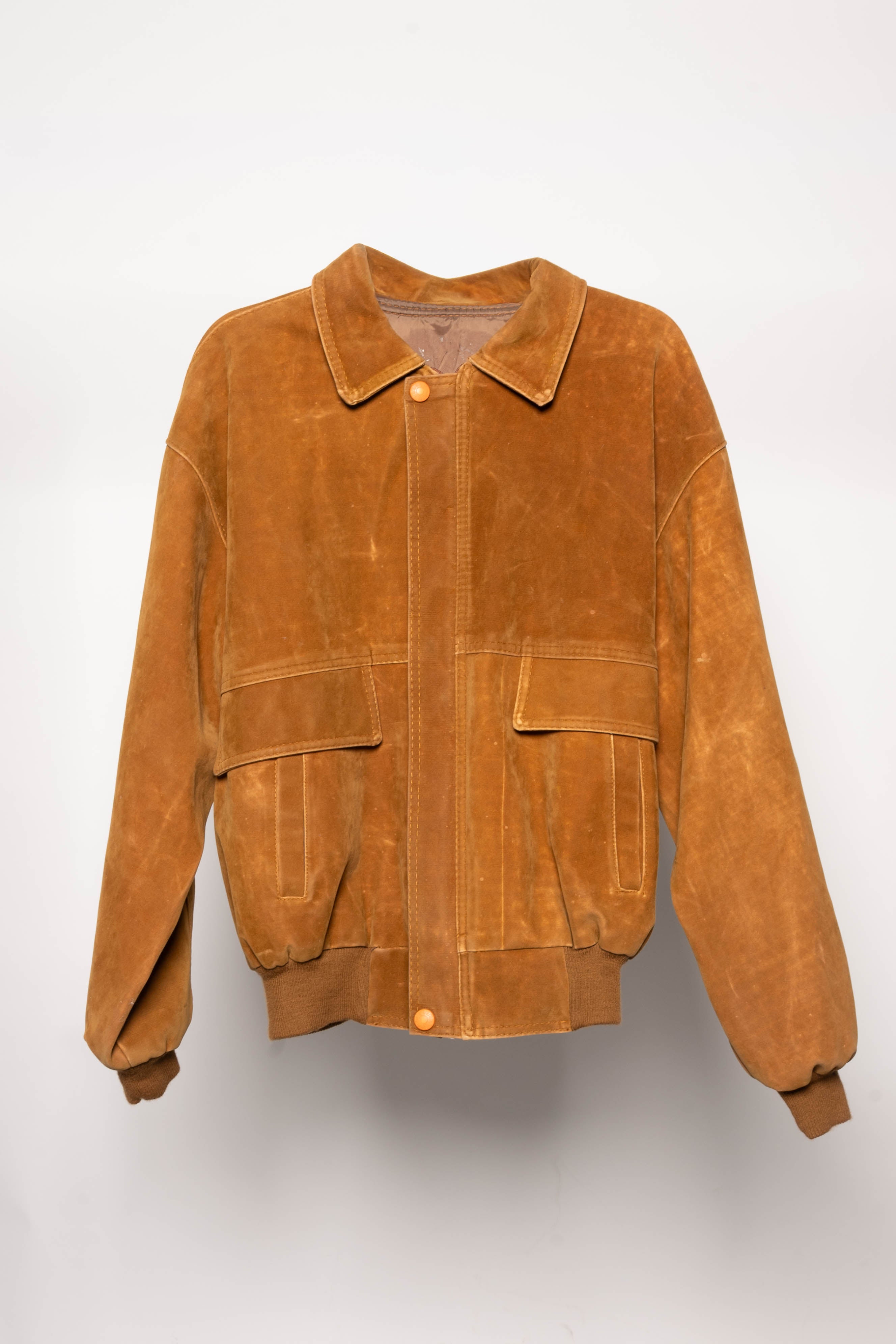 Brown Suede Mens Jacket