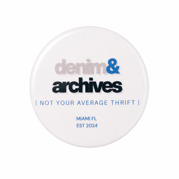 DENIM & ARCHIVES LOGO PIN