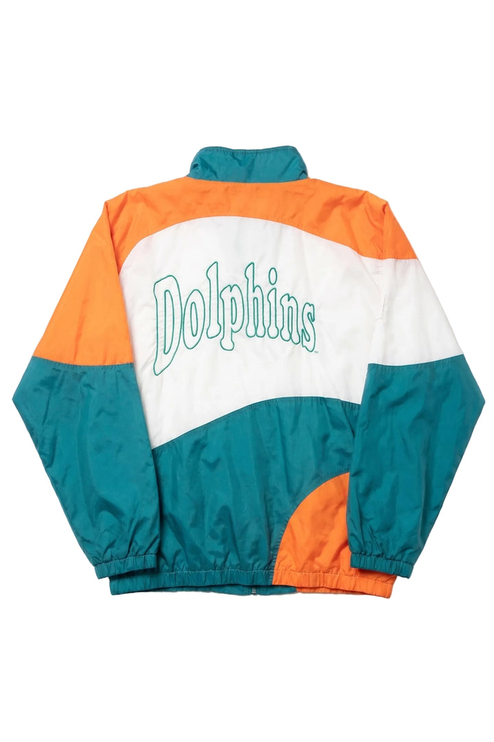 Color-blocked jacket with &