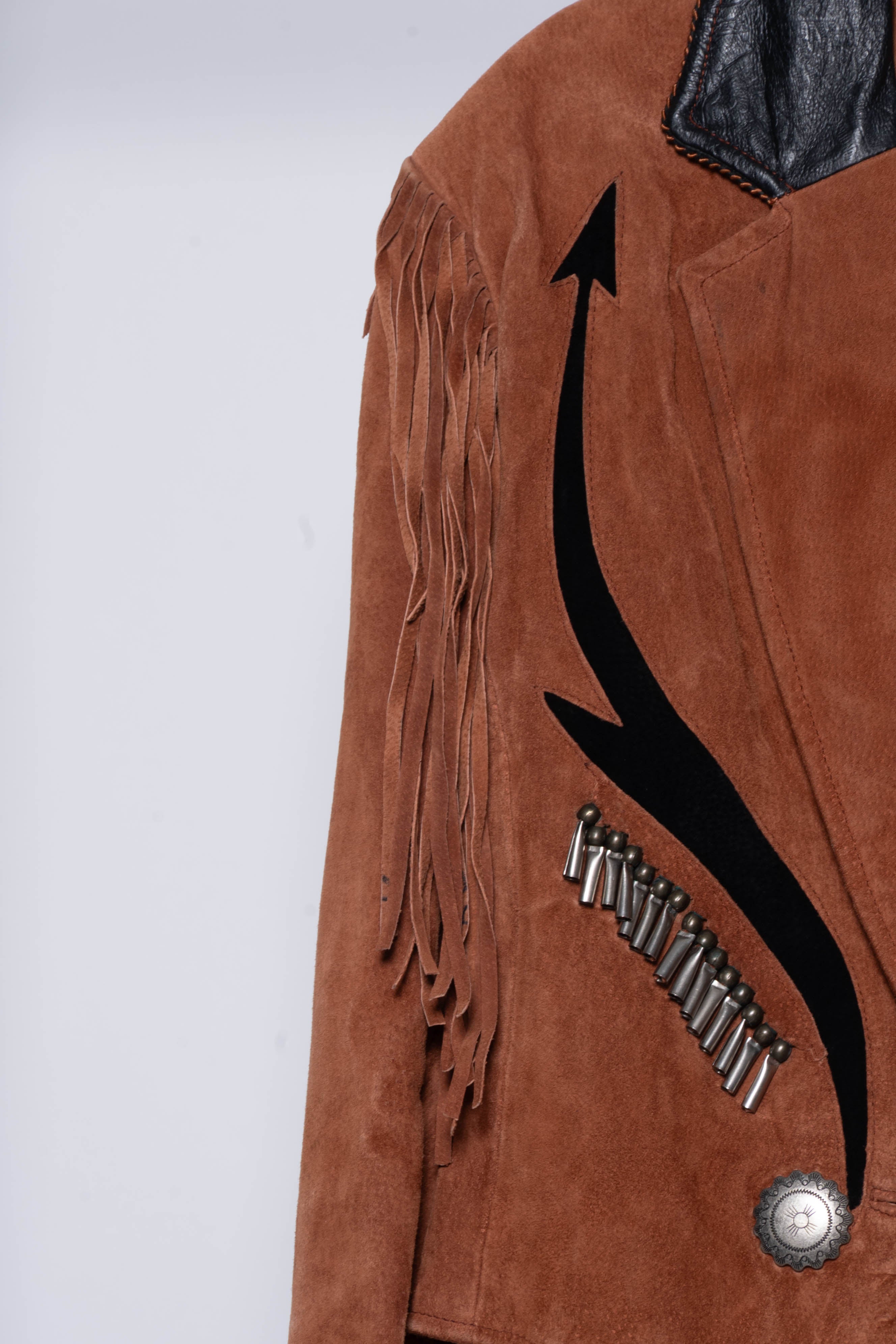 Pioneer Wear Brown Fringe Jacket