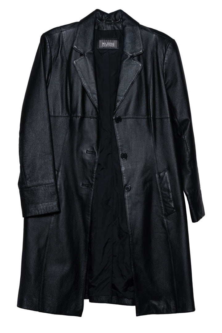 Wilsons Leather Long Leather Jacket