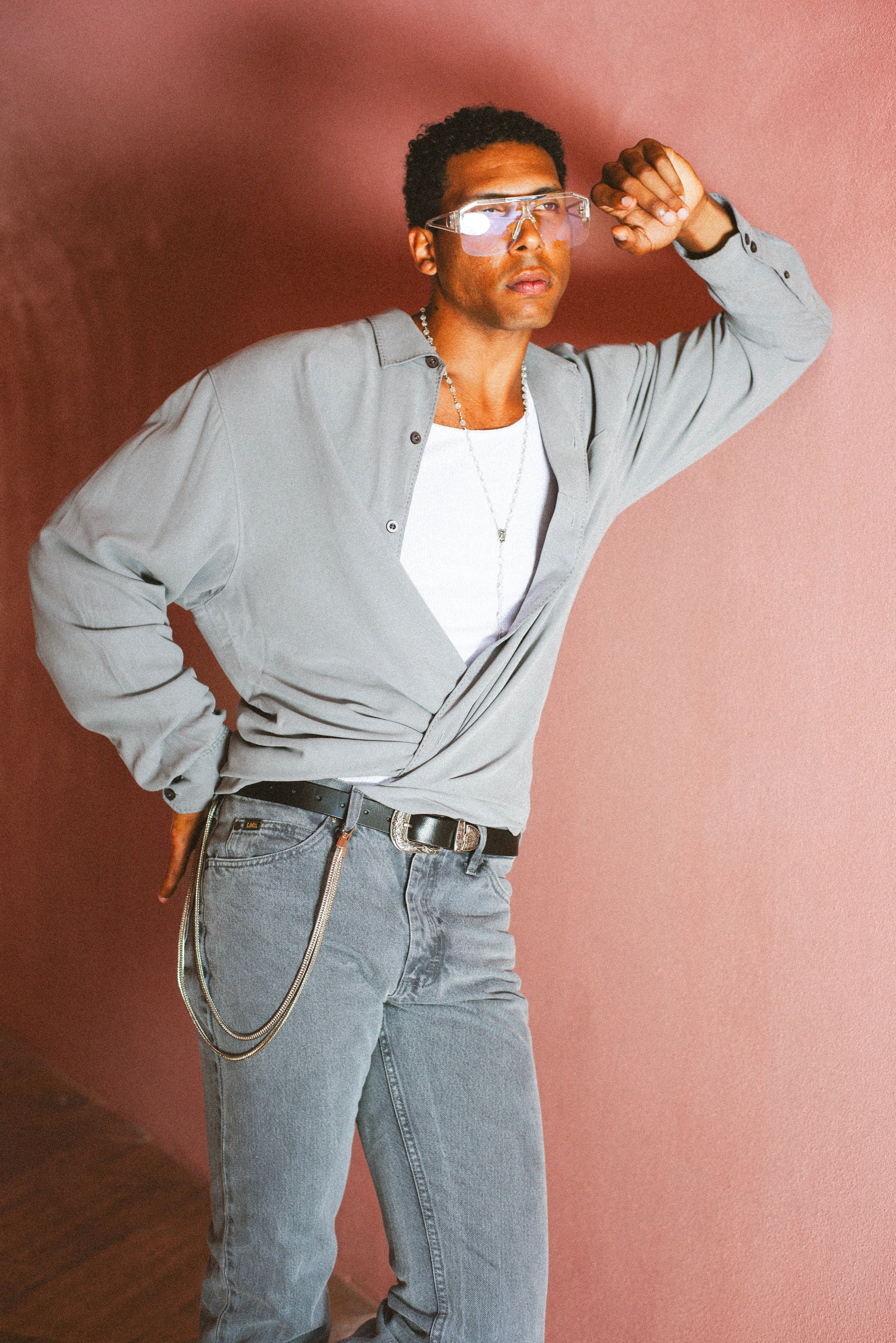 Tommy Bahama Grey Button Down