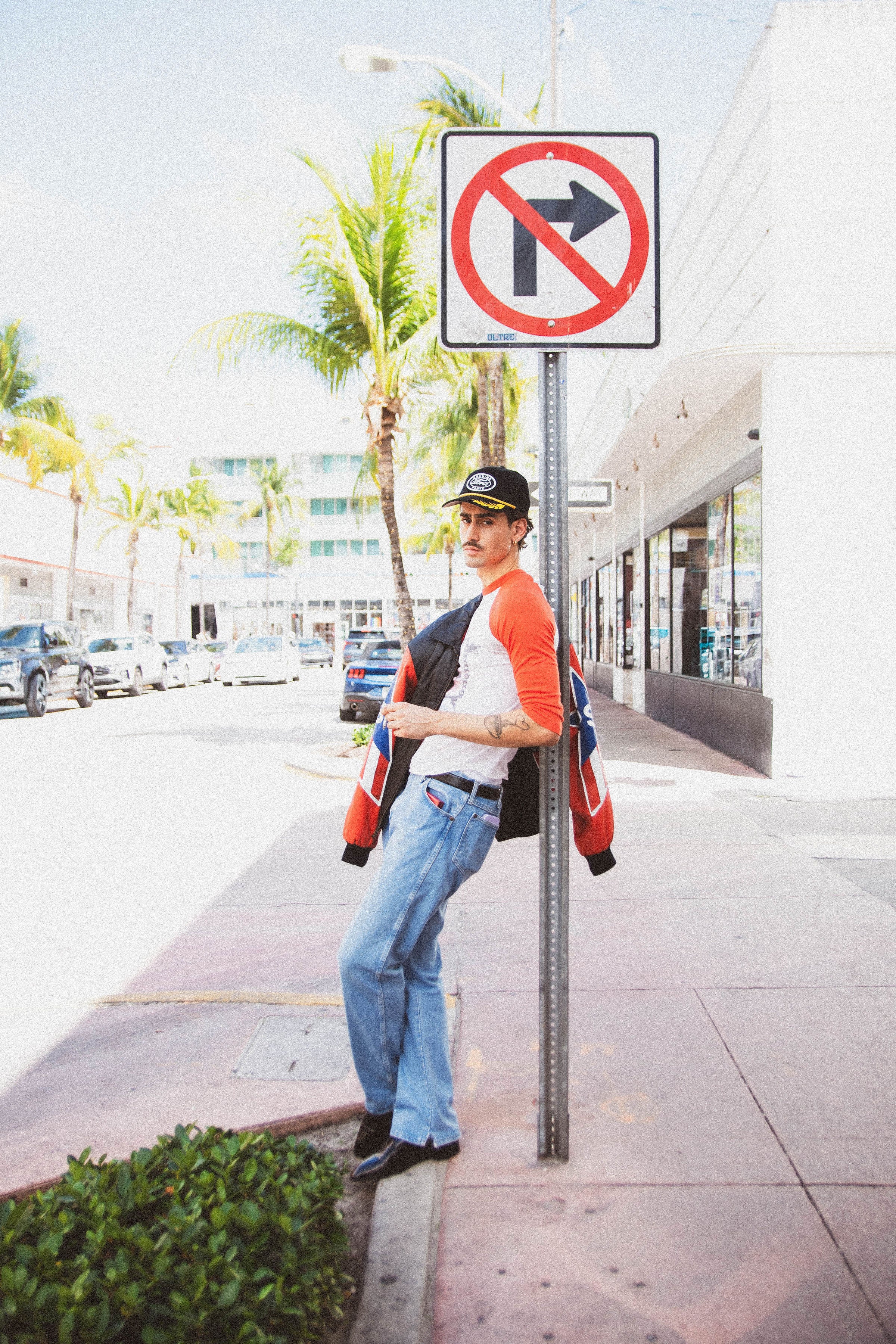 The J. Geils Band Red and White Vintage Tee