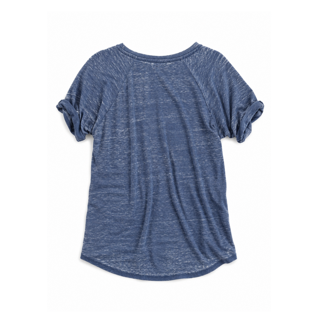 Vintage Faded Light-Blue New York MTV T-Shirt