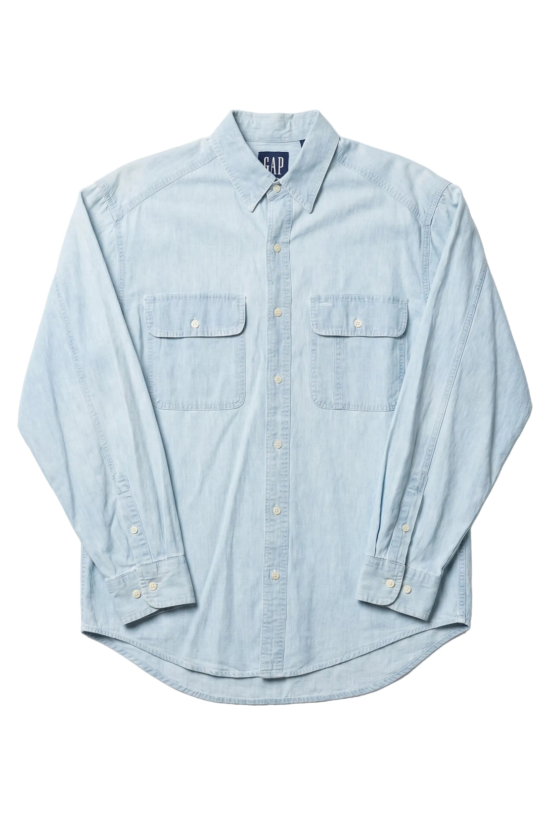 Vintage GAP Light Wash Denim Button Up Shirt