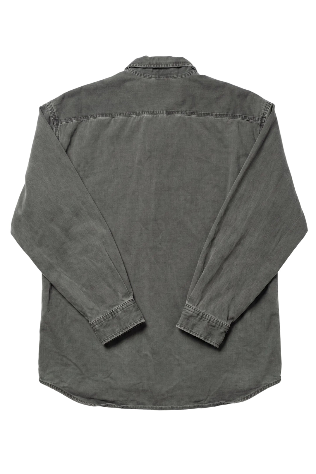 Carhartt Green Denim Long Sleeve Button Up