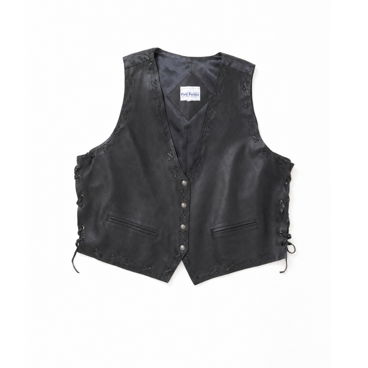 Vintage Black Leather &
