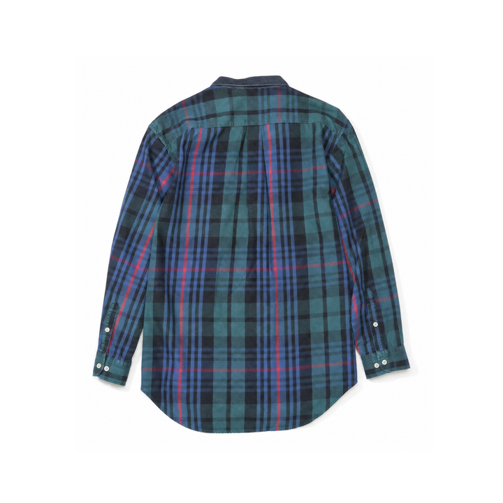 Vintage Tommy Hilfiger Denim &amp; Plaid Button-Down Shirt