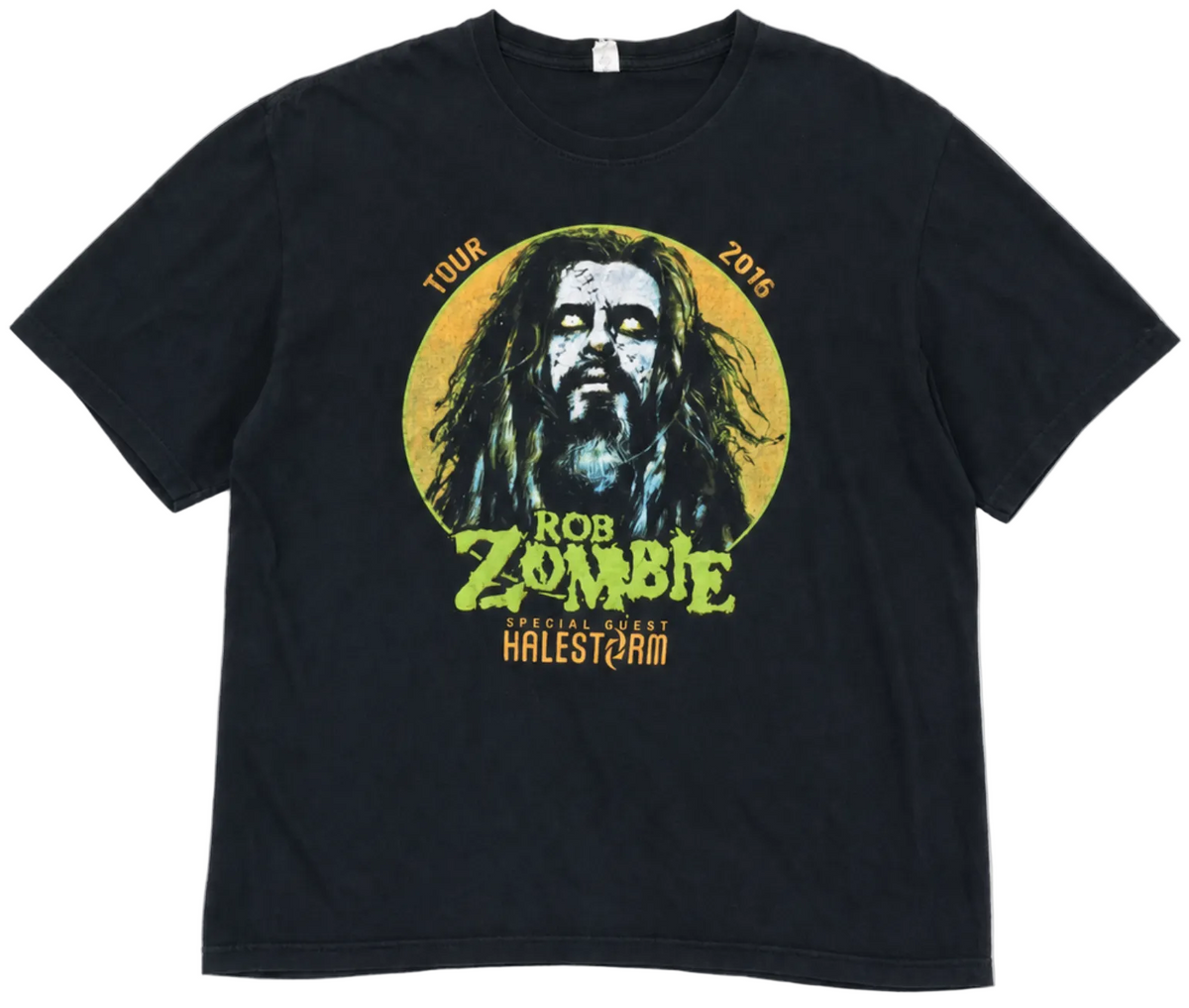 Rob Zombie '2016 Tour' Black Graphic T-Shirt