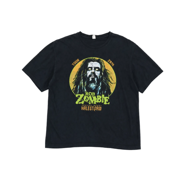 Vintage Rob Zombie '2016 Tour' Black Graphic T-Shirt