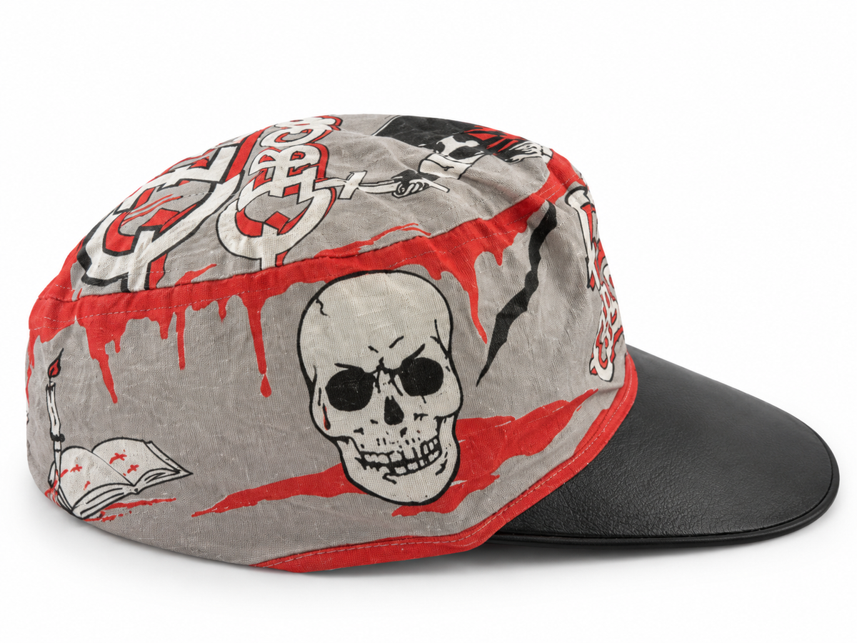 Vintage 'Ozzy Osbourne' Leather Brim Hat