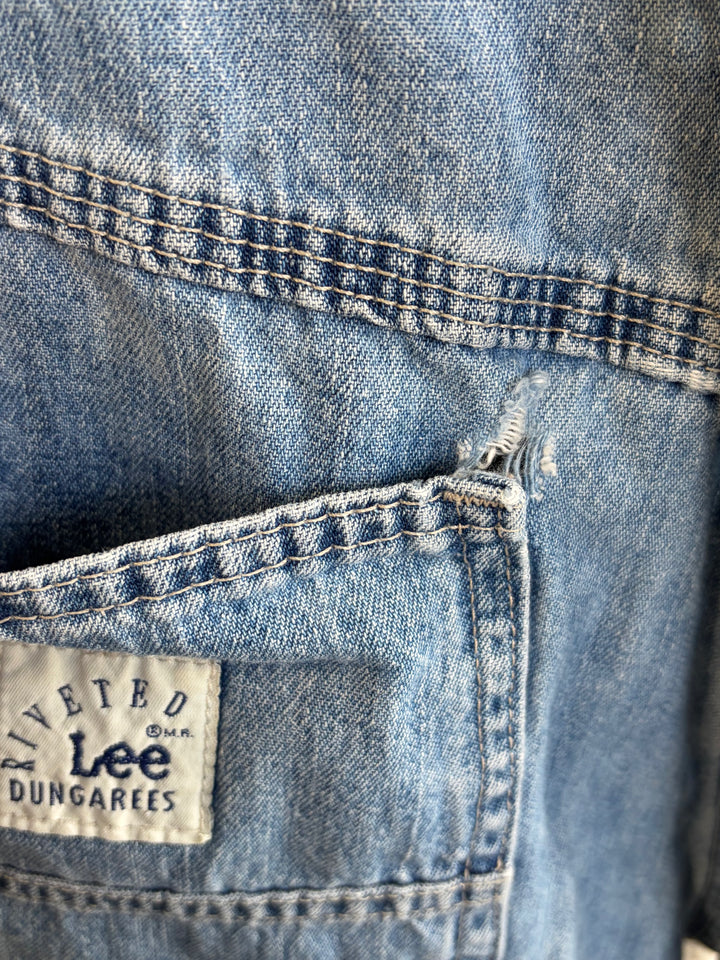 Riveted by Lee Light Wash Vintage Utility Denim Shorts