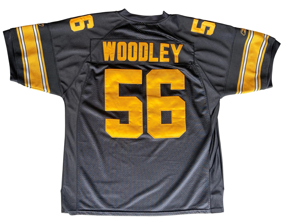 Vintage Steelers 'Woodley #56' Black Jersey