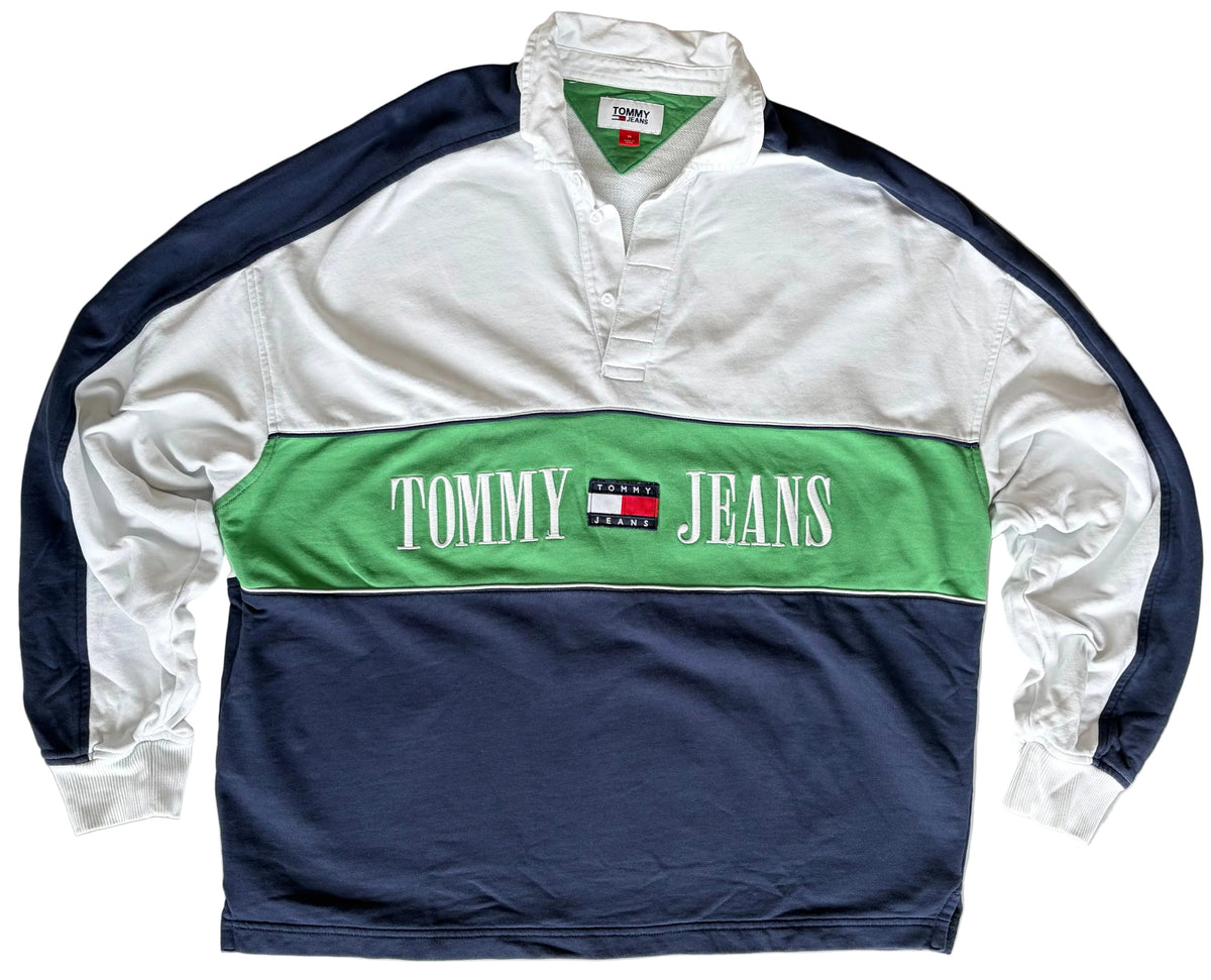 90s Tommy Jeans Relaxed Authentic Rugby Polo