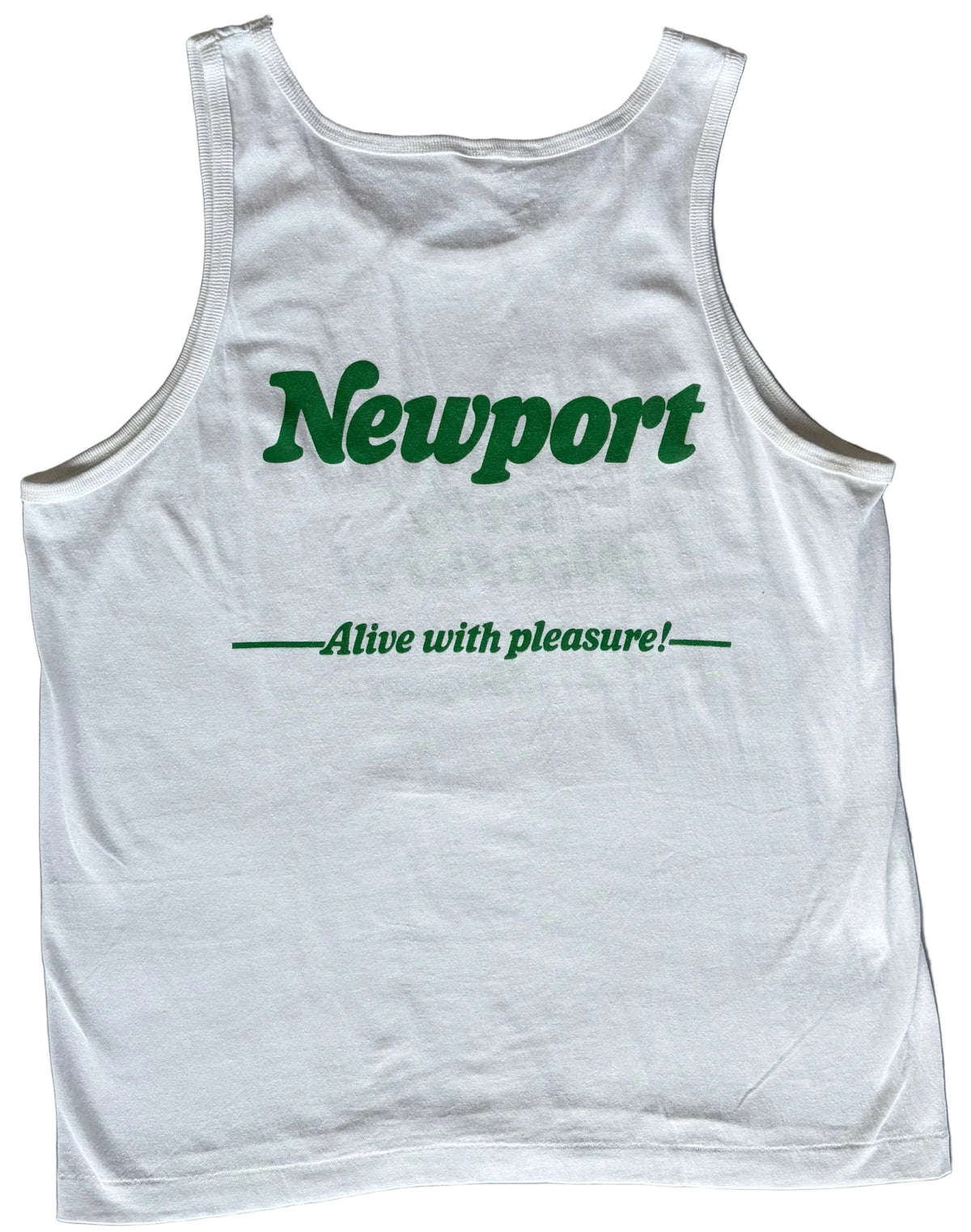 90s Newport 'Alive With Pleasure!' Graphic Wifebeater