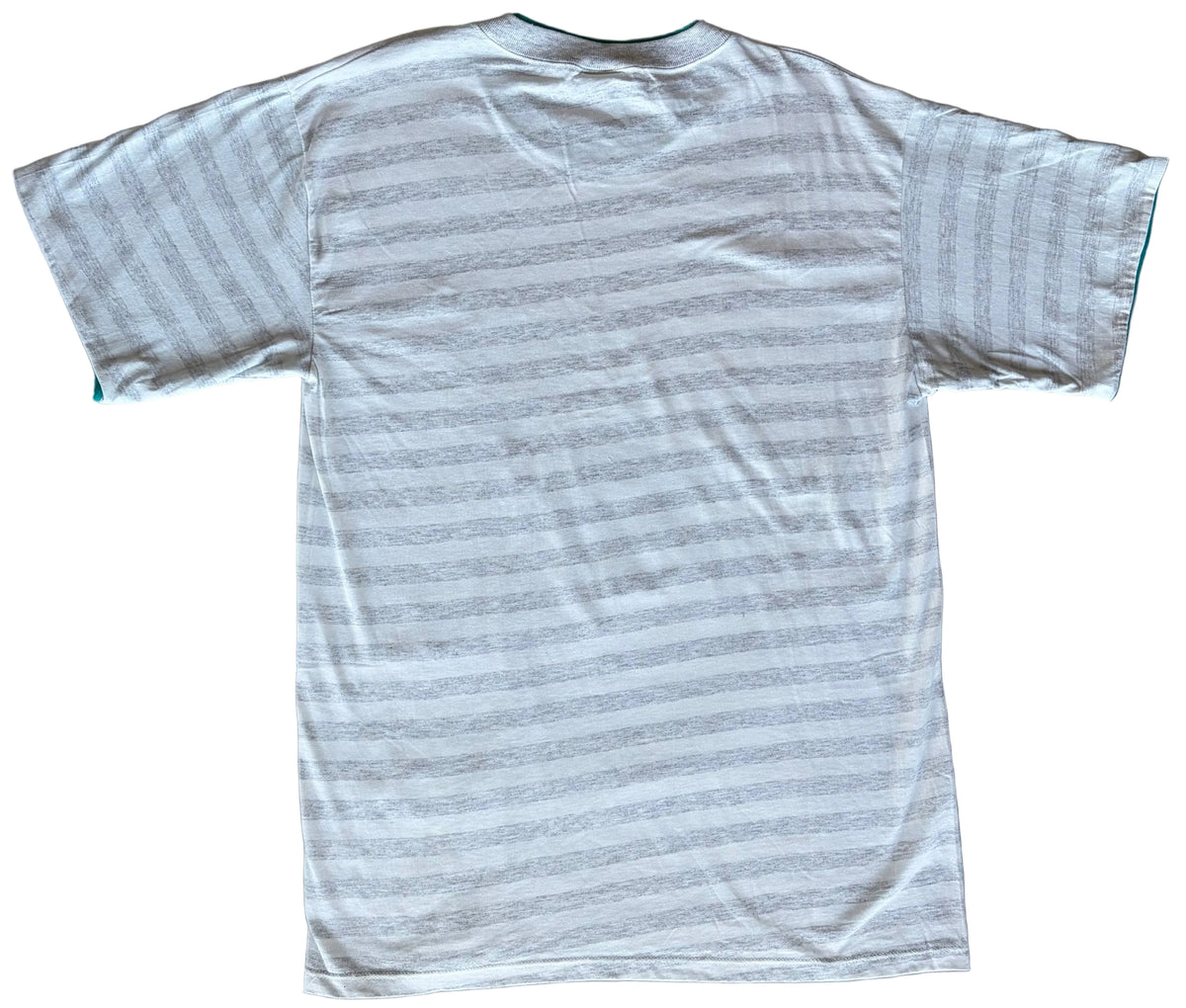 90s 'Chicago Windy City' Striped Graphic T-Shirt