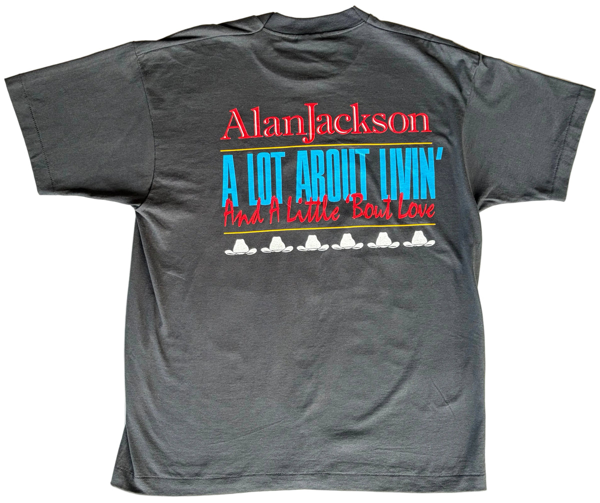 1993 Alan Jackson A Lot About Livin’ Tour Concert T-Shirt
