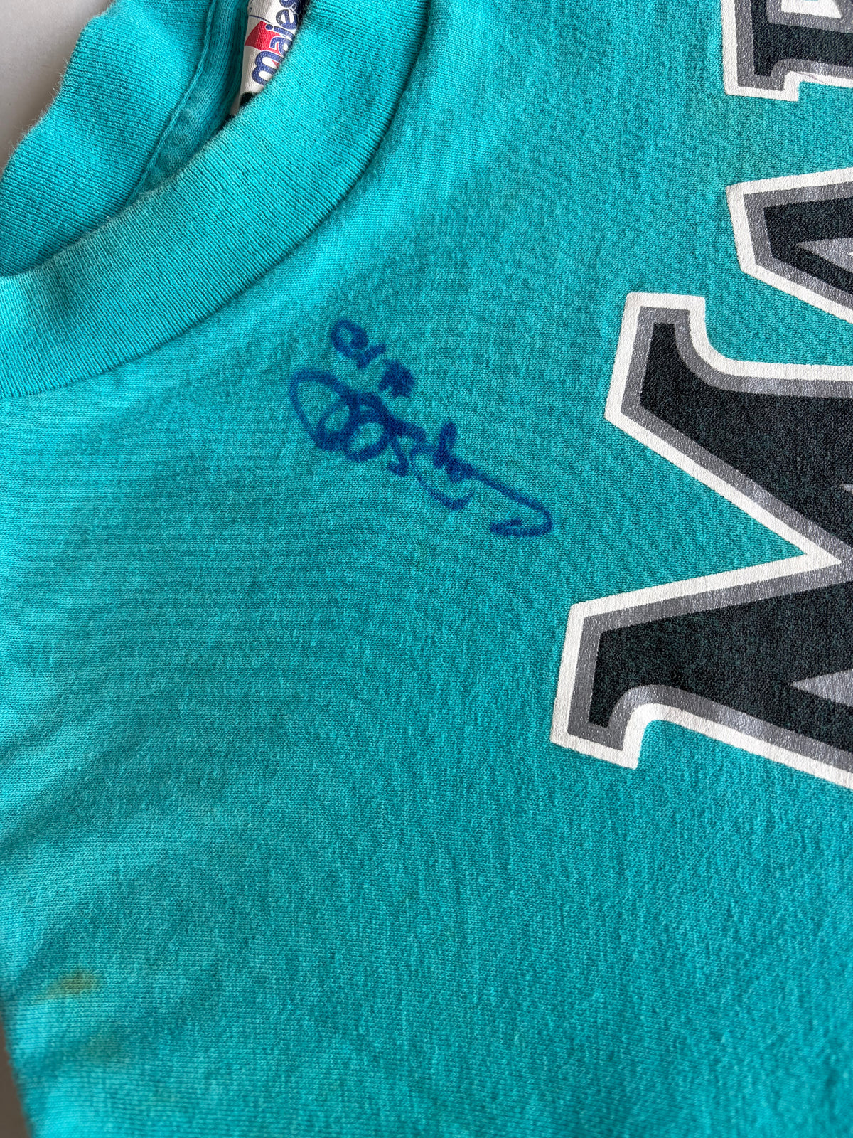 90s 'Signed Gary Sheffield #10' Marlins T-Shirt
