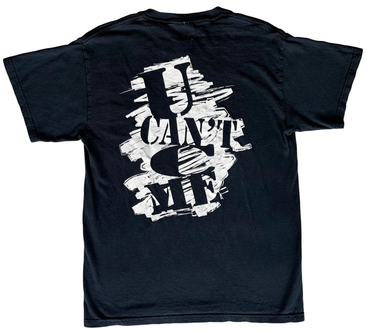 John Cena WWE Wrestling Black Double-Sided Graphic T-Shirt